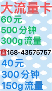 隆巡移动，大流量卡